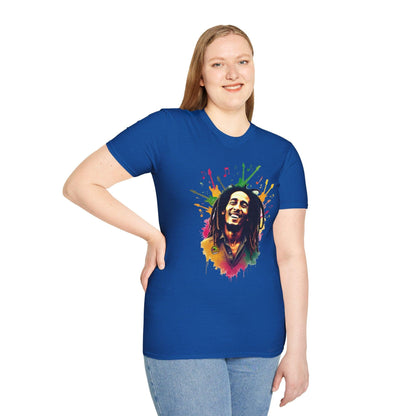 Soulful - Bob Marley T-Shirt - Soulful Echoes - custom-made. perfect gift idea. Order yours now and stand out with this exclusive piece!