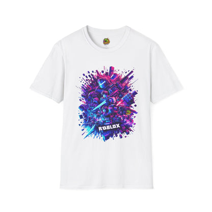 - - Roblox T-Shirt - Blocky Universe - premium material. limited stock. Order yours now and stand out with this exclusive piece!