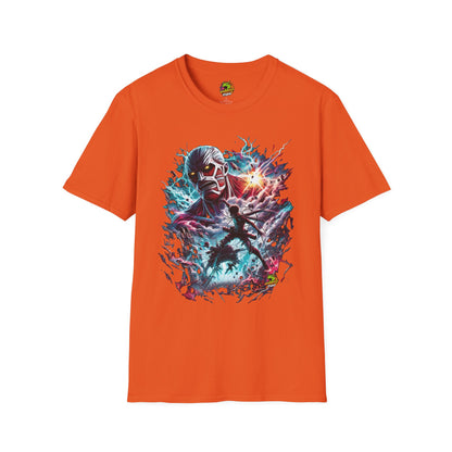 Tee - Eren Yeager Titan’s Strength Tee | Official Attack on Titan Shirt | - premium material. limited stock. Order yours now and stand out with this exclusive piece!