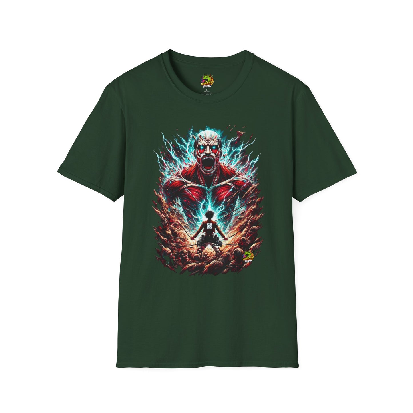 Attack - Eren Yeager Titan’s Reckoning Tee | Attack on Titan Shirt | Shingeki - premium material. limited stock. Order yours now and stand out with this exclusive piece!