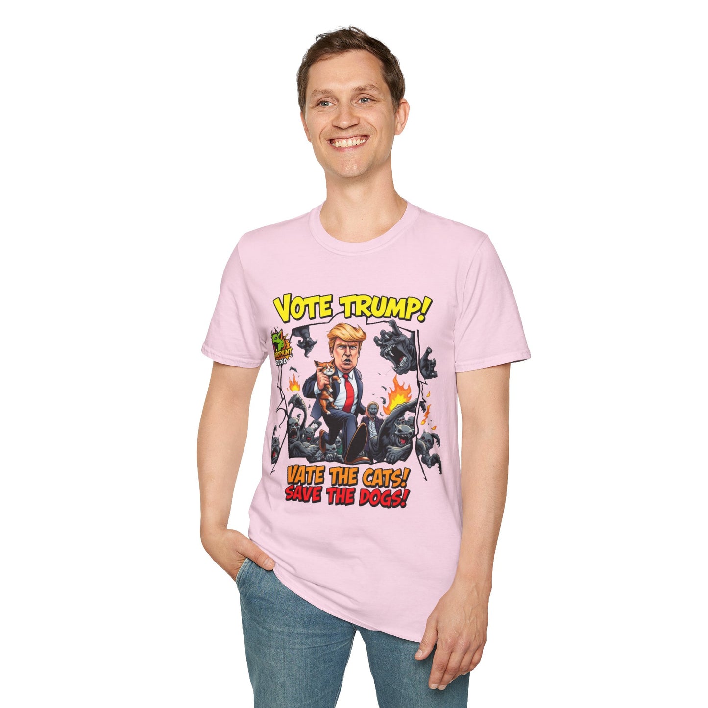 They're Eating the Dogs Tee | Satire Trump Election T-Shirt | Funny Political Graphic Te