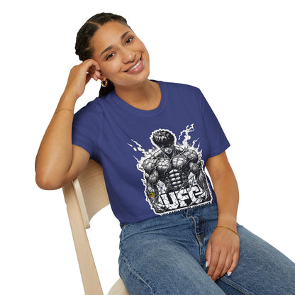 UFC T Shirt | Unleash Fierce Confidence | UFC Tee with Baki Anime Inspiration for Athletes