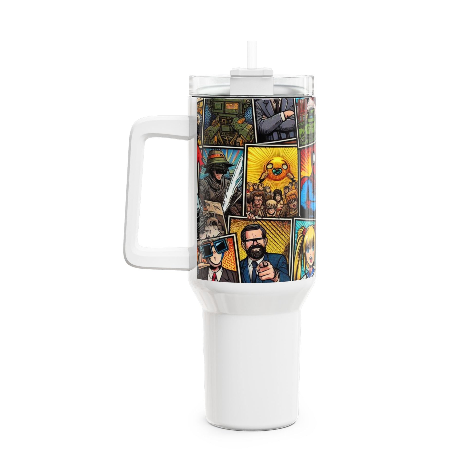 Tumbler - Stanley Tumbler | Colorful Geek Drinkware for Anime and Comics Fans | Cartoon Tumbler - custom-made. perfect gift idea. Order yours now and stand out with this exclusive piece!