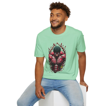 UFC T Shirt | Unleash Fierce Confidence | Motivational UFC Tee with Baki Anime Influence for Gym Lovers