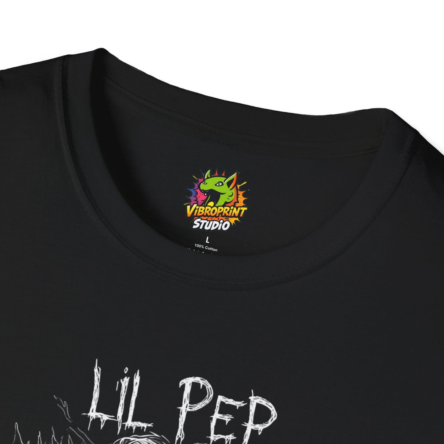 Lil Peep Vibroprint T-Shirt Design Detail