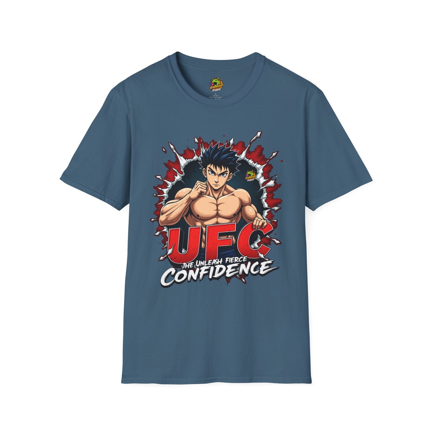 | - UFC T Shirt | Unleash Fierce Confidence | UFC Tee Inspired by Baki Anime for Fitness Enthusiasts - premium material. limited stock. Order yours now and stand out with this exclusive piece!