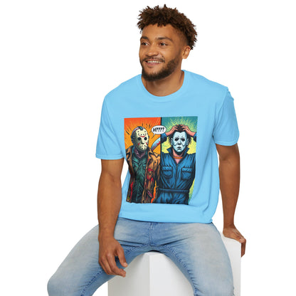 Jason Voorhees & Michael Myers Shirt | Funny Halloween Picnic Tee