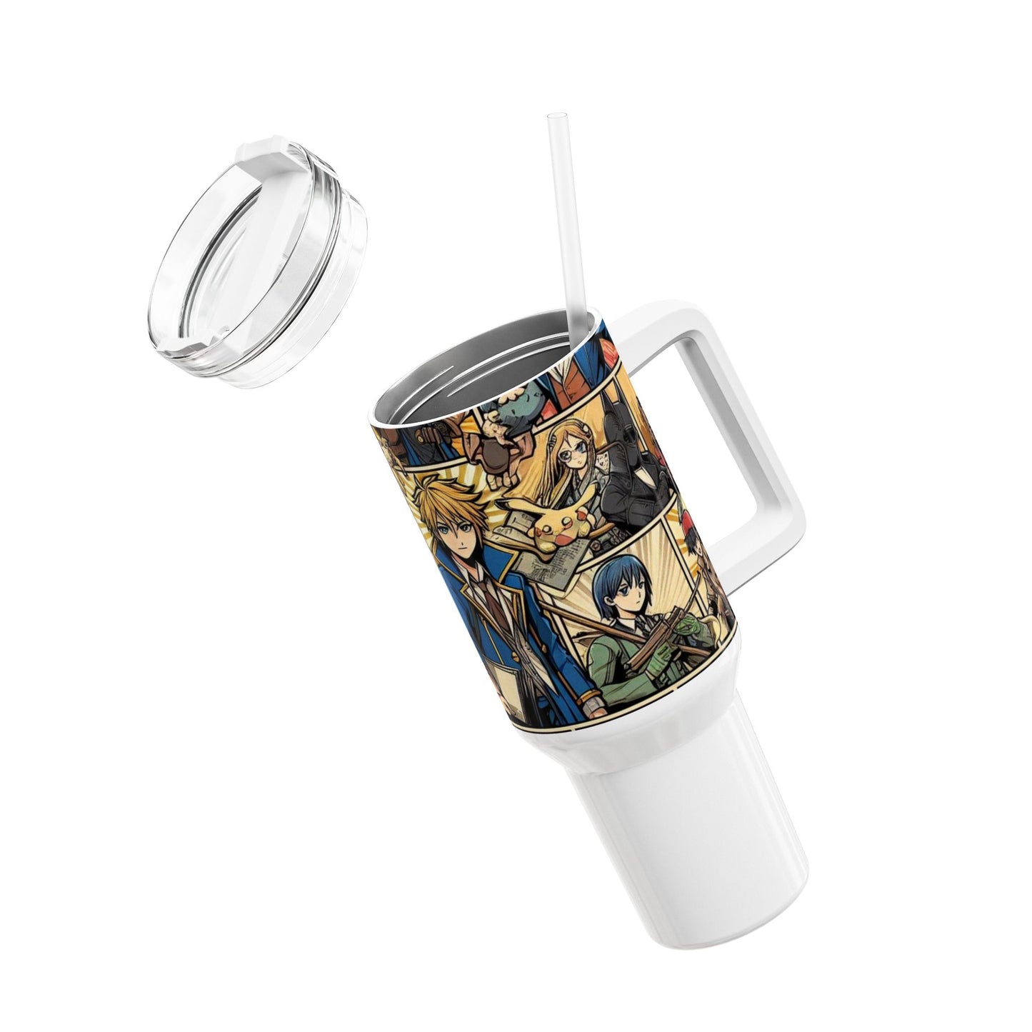 Drinkware - Stanley cup | Colorful Anime and Comics Tumbler | Geek Drinkware for Fans - premium material. perfect gift idea. Order yours now and stand out with this exclusive piece!