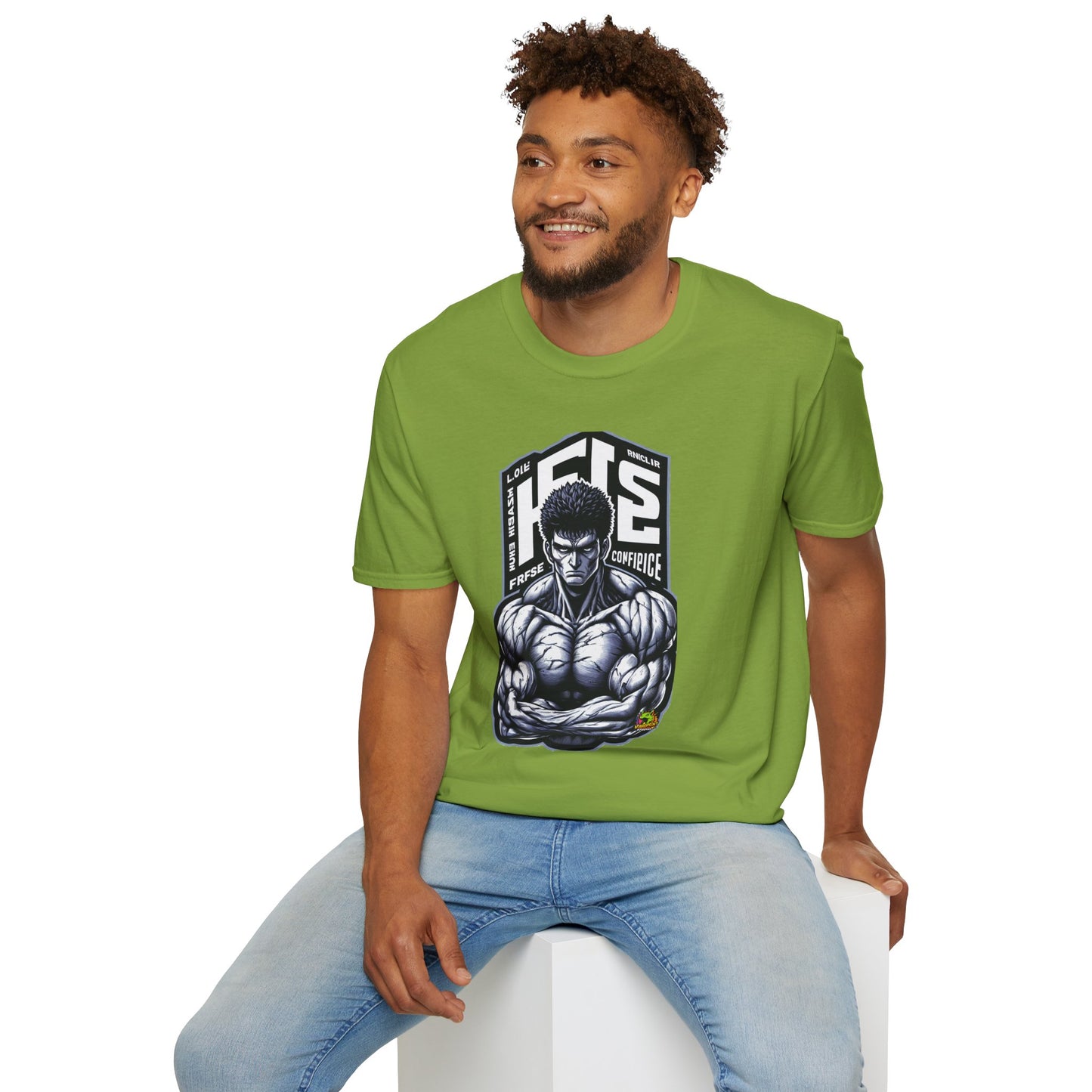 UFC T Shirt | Unleash Fierce Confidence | UFC Tee with Baki Anime Influence for Gym Enthusiasts