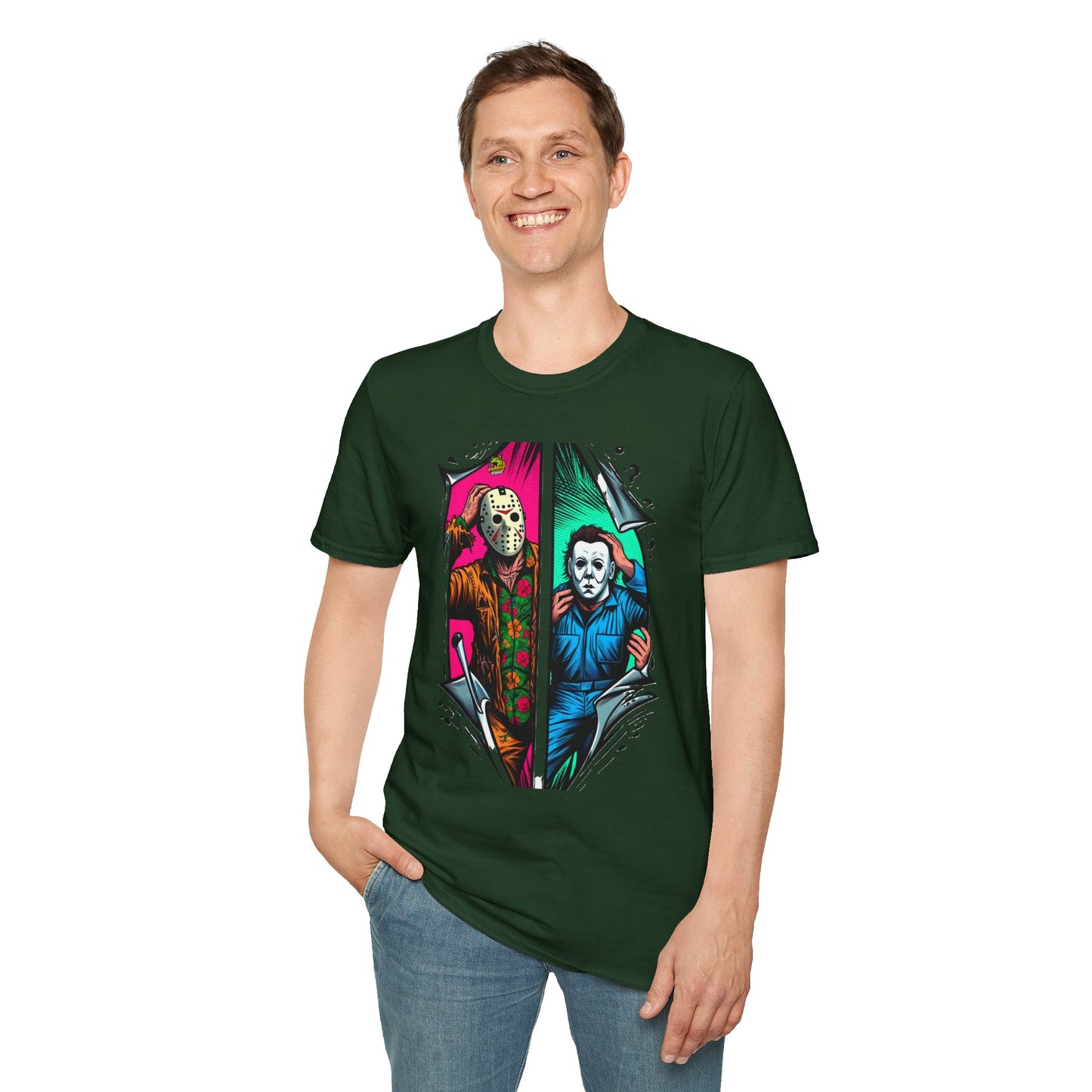 Michael Myers Vintage Shirt | Jason Voorhees Funny Picnic Scene Tee