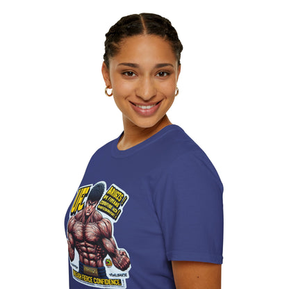 UFC T Shirt | Unleash Fierce Confidence | Motivational UFC Tee with Baki Anime Elements