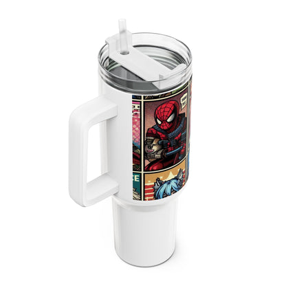 Comics - Stanley cup | Comics and Anime Geek Drinkware | Colorful Cartoon Tumbler - premium material. limited stock. Order yours now and stand out with this exclusive piece!