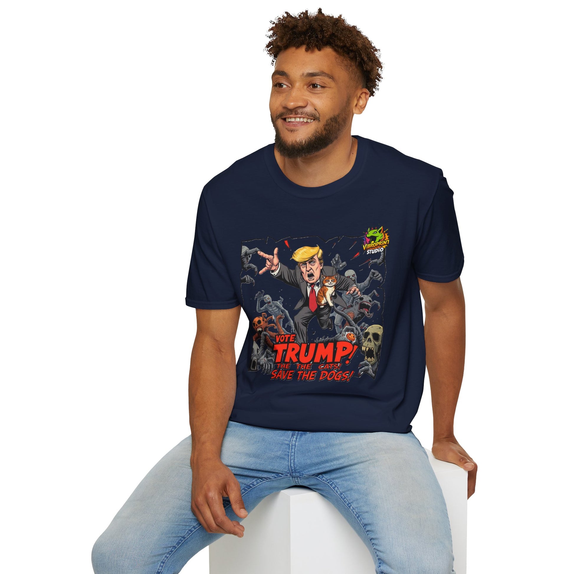 Graphic - They're Eating the Dogs Shirt | Satirical Trump Election Graphic Tee | Political Meme T-Shirt - custom-made. perfect gift idea. Order yours now and stand out with this exclusive piece!