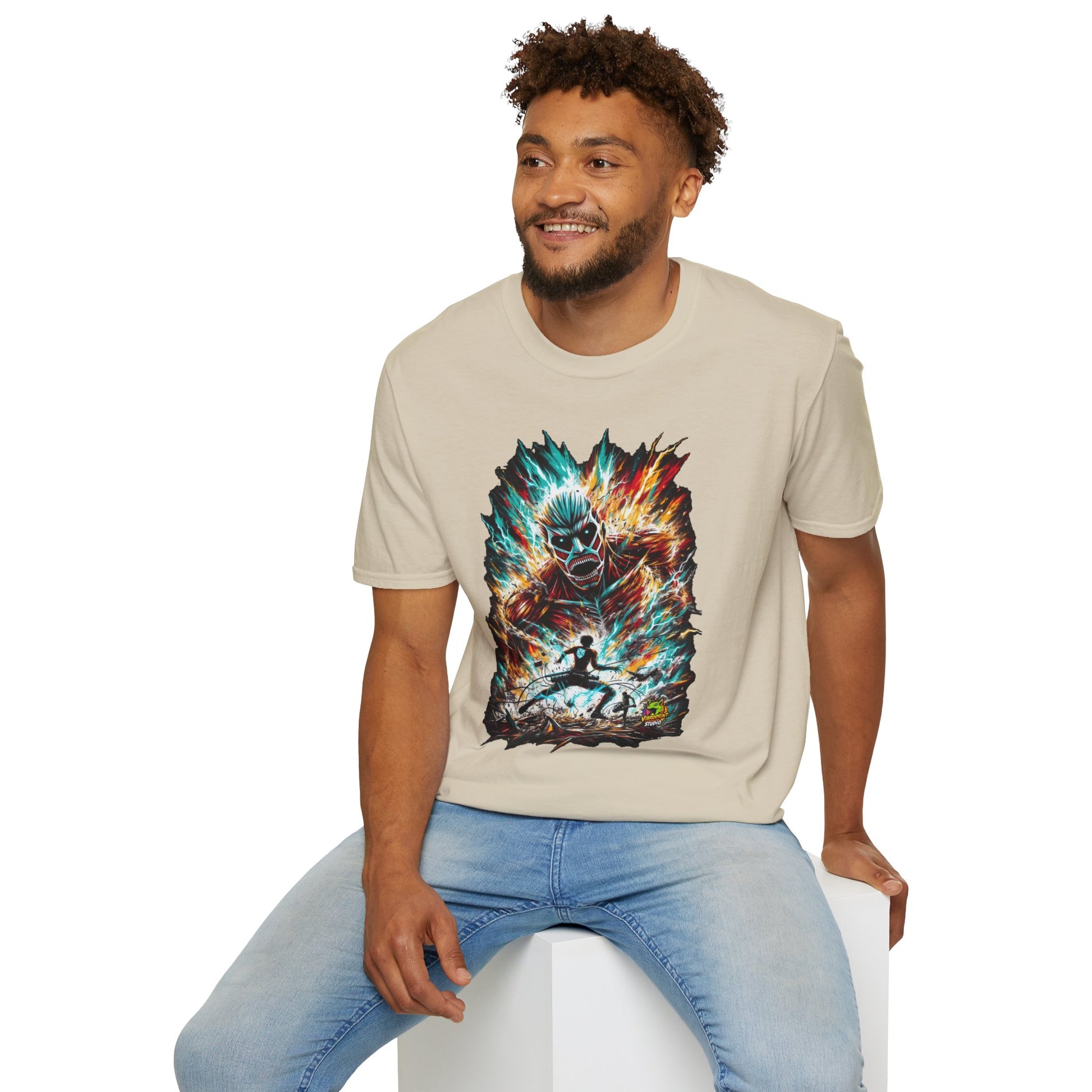 Eren Yeager Titan’s Power Tee | Attack on Titan Shirt | Shingeki no - VibroPrint Studio