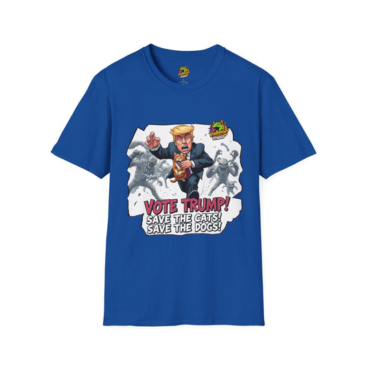 They're Eating the Dogs Shirt | Funny Election Graphic Tee | Trump Political T-Shirt - High Quality Image