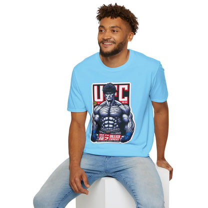 UFC T Shirt | Unleash Fierce Confidence | Motivational UFC Tee with Baki Anime Strength