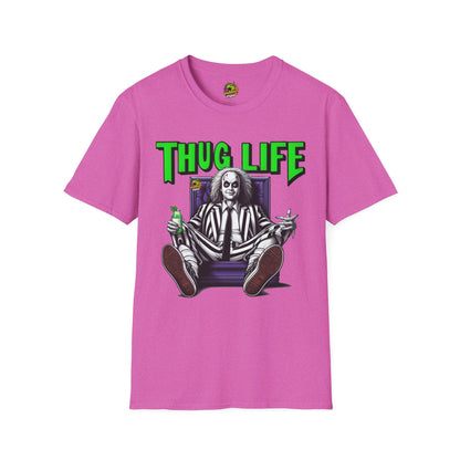 Halloween - Beetlejuice Shirt | Thug Life Halloween T-Shirt | Creepy Beetlejuice Graphic Tee - custom-made. limited stock. Order yours now and stand out with this exclusive piece!