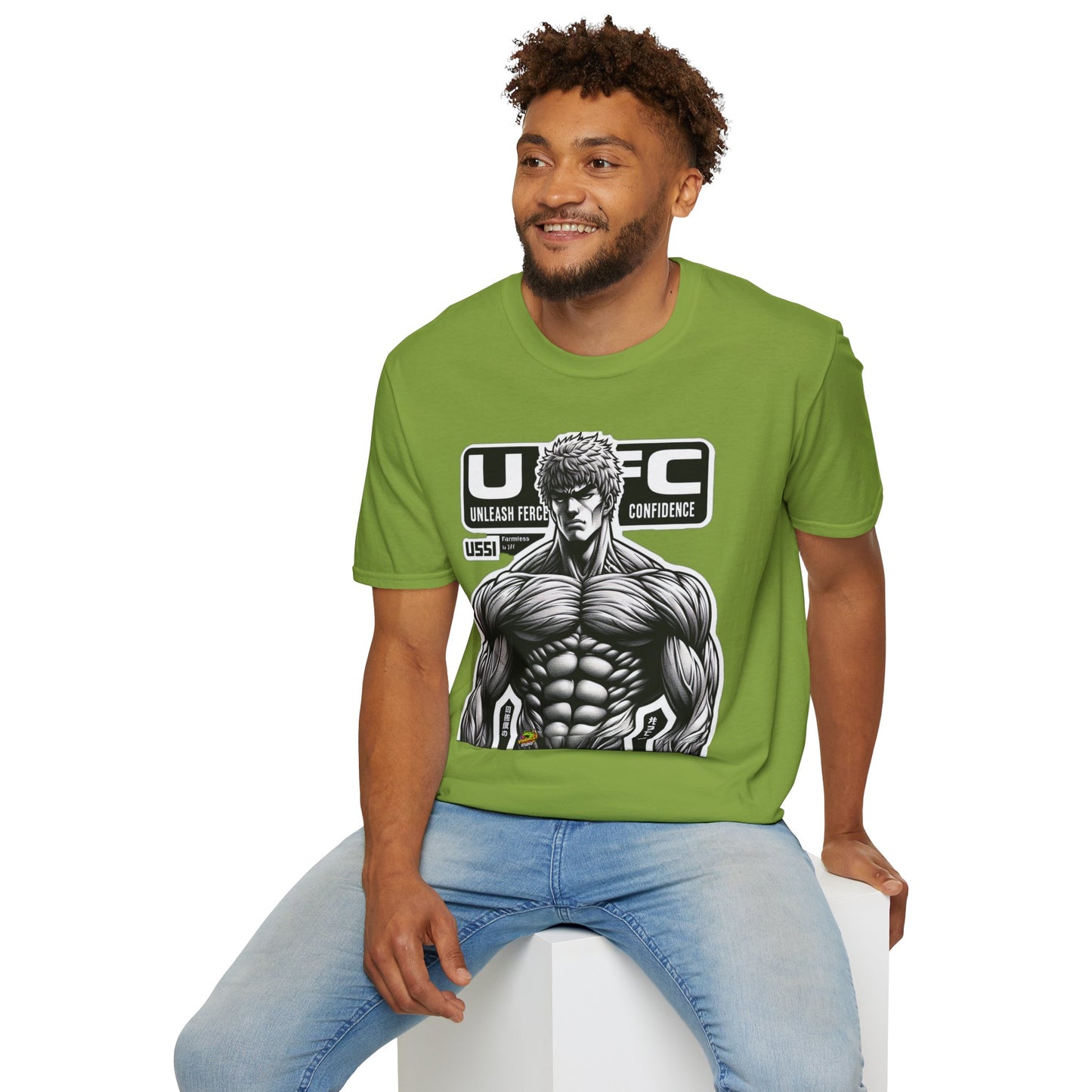 UFC T Shirt | Unleash Fierce Confidence | UFC Tee Inspired by Baki Anime T Shirt for Fitness Lovers