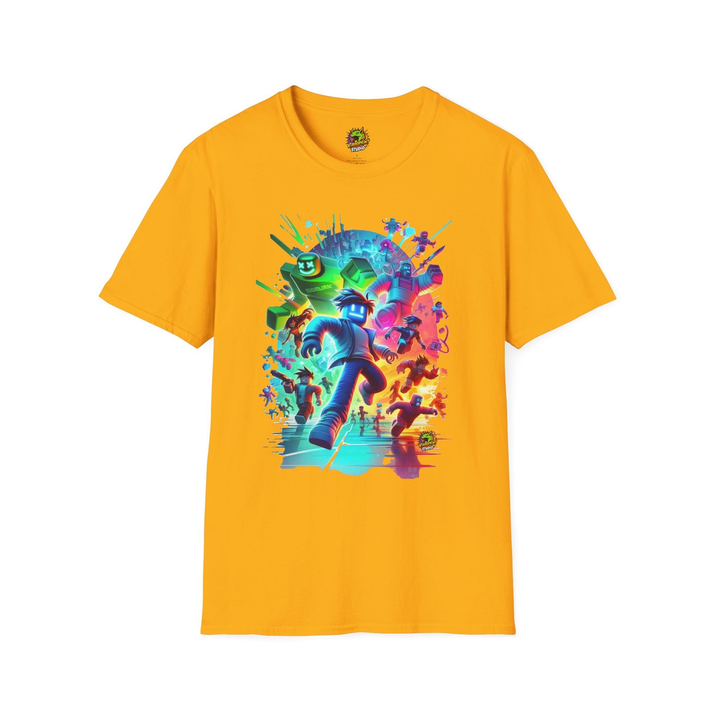 Inspired - Cool Roblox Avatar T-Shirt for Kids | Roblox Graphic Tee | Roblox Inspired Clothing for Boys & Girls | Fun Roblox Gift - premium material. limited stock. Order yours now and stand out with this exclusive piece!