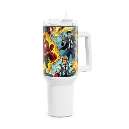 Geek - Stanley Tumbler | Anime Geek Drinkware for Gamers and Fans | Colorful Cartoon Tumbler - premium material. limited stock. Order yours now and stand out with this exclusive piece!