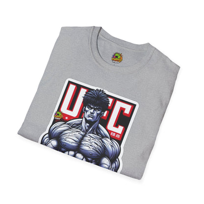 T - UFC T Shirt | Unleash Fierce Confidence | Motivational UFC Tee with Baki Anime Strength - premium material. limited stock. Order yours now and stand out with this exclusive piece!