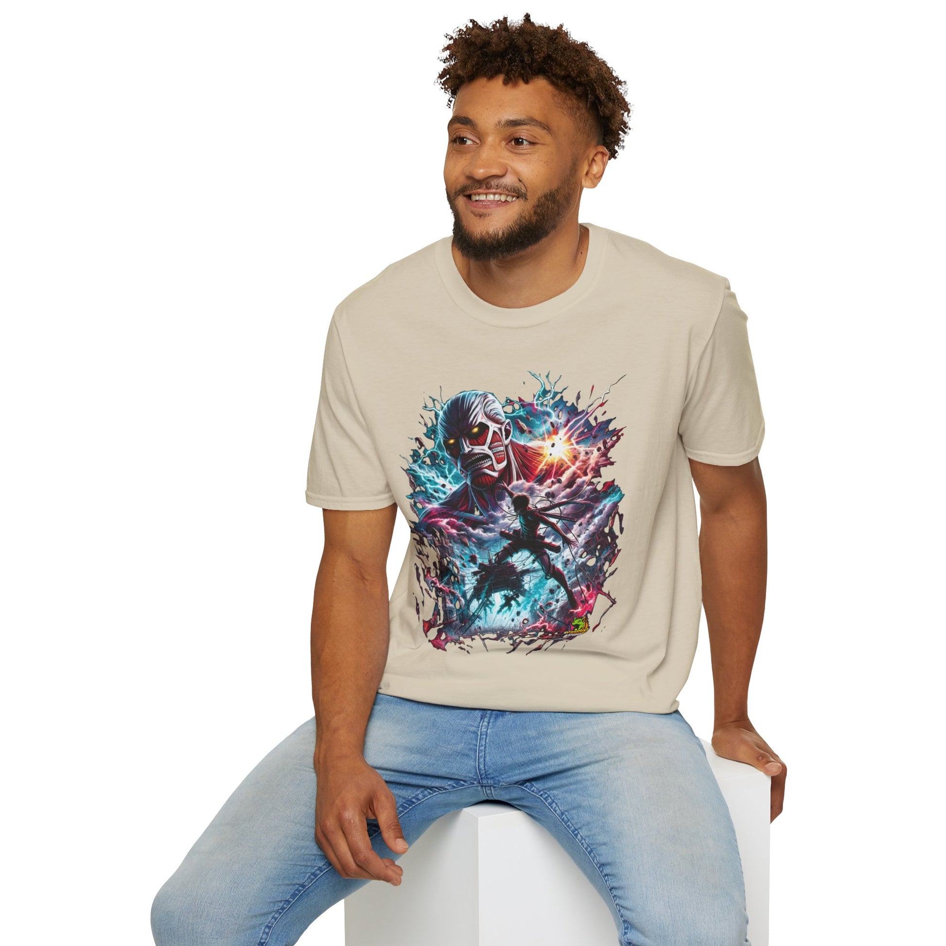 Eren Yeager Titan’s Strength Tee | Official Attack on Titan Shirt | - VibroPrint Studio