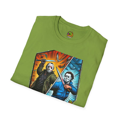 product - Michael Myers Vintage Shirt | Jason Voorhees Funny Halloween Tee - custom-made. limited stock. Order yours now and stand out with this exclusive piece!