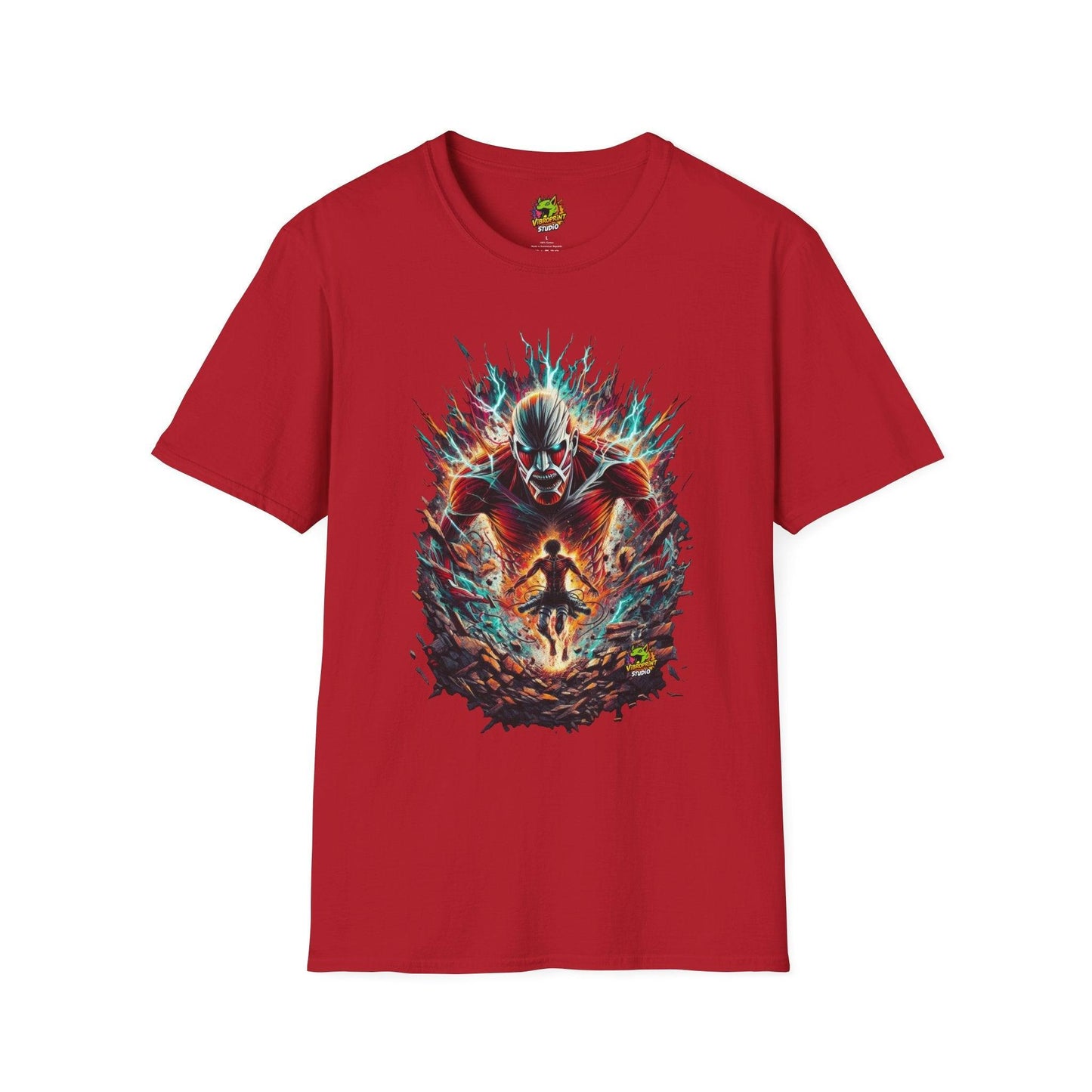 Tee - Eren Yeager Titan’s Rebellion Tee | Attack on Titan Shirt | Shingeki - custom-made. limited stock. Order yours now and stand out with this exclusive piece!