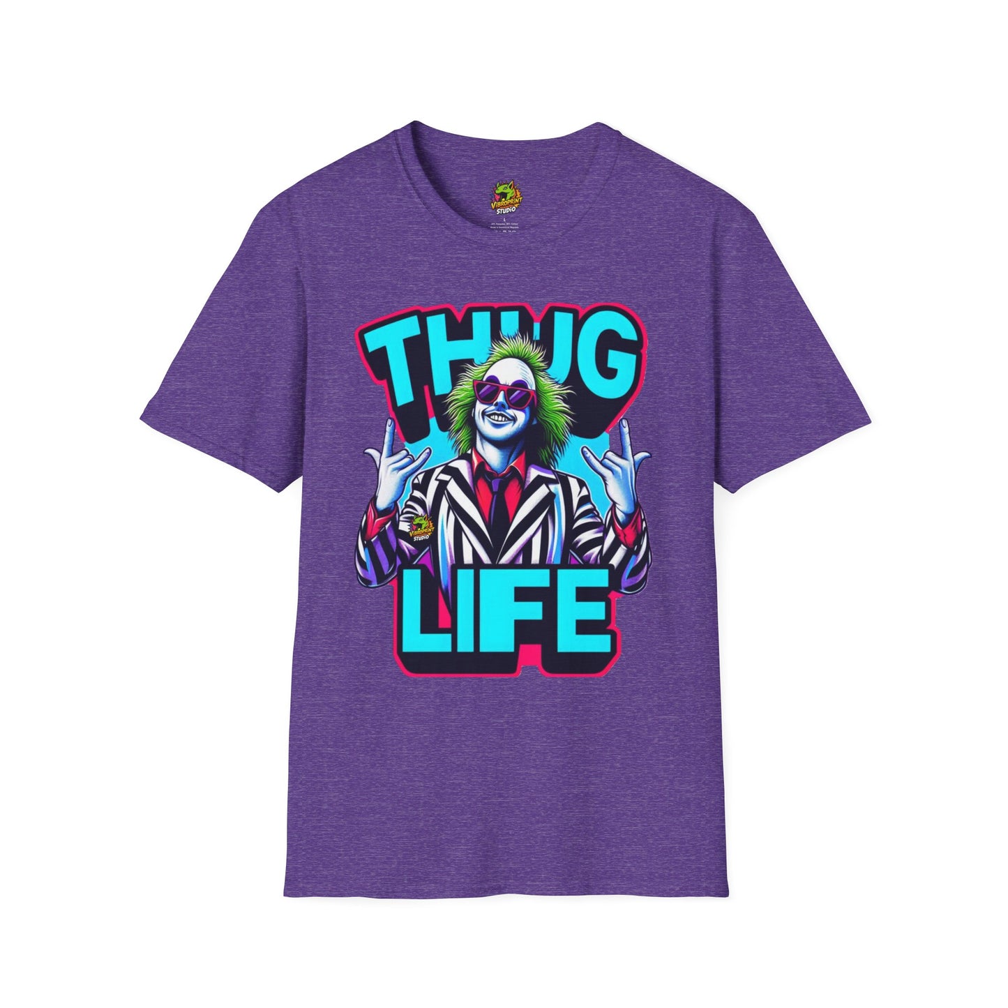 Thug - Beetlejuice Shirt | Thug Life Halloween Graphic Tee | Spooky Beetlejuice T-Shirt - custom-made. limited stock. Order yours now and stand out with this exclusive piece!