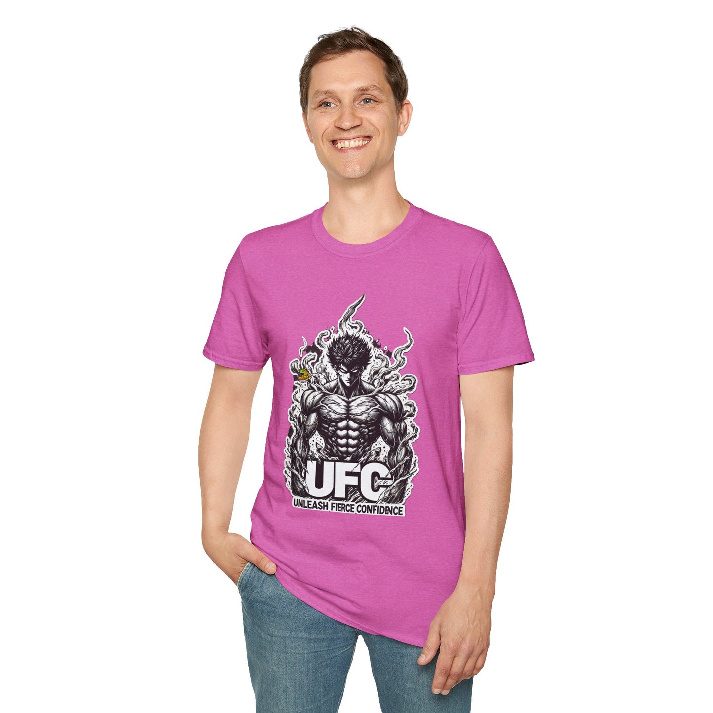 UFC T Shirt | Unleash Fierce Confidence | Motivational UFC Tee with Baki Anime Influence