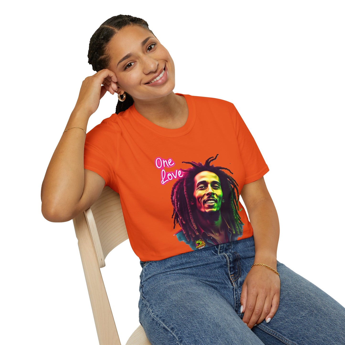 Bob Marley T-Shirt - Lion of Judah - VibroPrint Studio