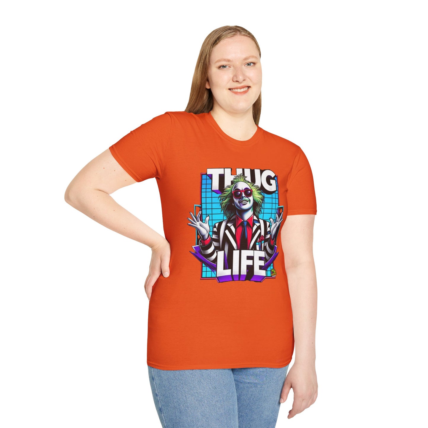 high-quality - Beetlejuice Shirt | Funny Thug Life Graphic Tee | Halloween Beetlejuice T-Shirt for Men & Women - custom-made. limited stock. Order yours now and stand out with this exclusive piece!