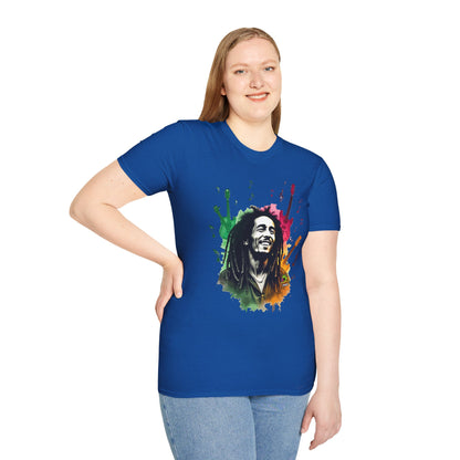 Reggae - Bob Marley T-Shirt - Reggae Icon - premium material. limited stock. Order yours now and stand out with this exclusive piece!