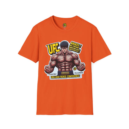 Confidence - UFC T Shirt | Unleash Fierce Confidence | Motivational UFC Tee with Baki Anime Elements - premium material. perfect gift idea. Order yours now and stand out with this exclusive piece!