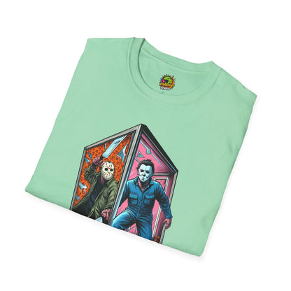 Jason & Michael Myers Funny Halloween Shirt | Vintage Horror Tee