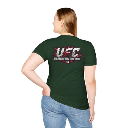 UFC T Shirt | Unleash Fierce Confidence | Motivational UFC Tee with Baki Anime Strength