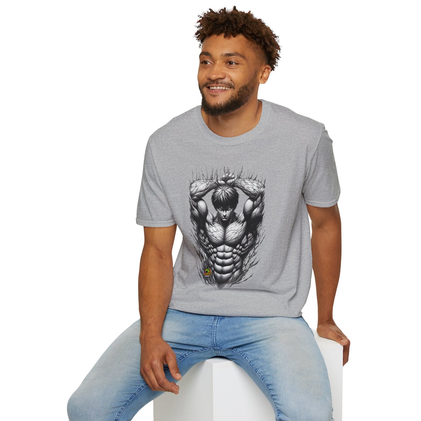 Halloween graphic tee - UFC T Shirt | Unleash Fierce Confidence | Motivational UFC Tee with Baki Anime Inspiration for Athletes - vintage aesthetic. unique graphic tee featuring iconic horror characters. Order yours now and stand out with this exclusive piece!