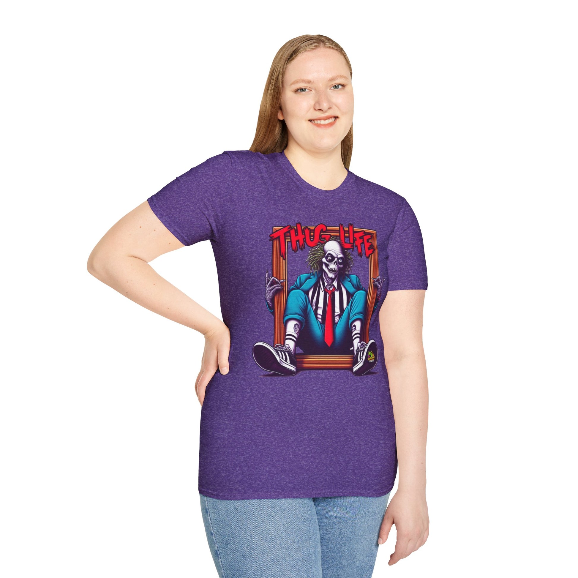 exclusive - Beetlejuice Shirt | Thug Life Inspired Tee | Halloween Graphic T-Shirt | Spooky Beetlejuice Style - premium material. perfect gift idea. Order yours now and stand out with this exclusive piece!