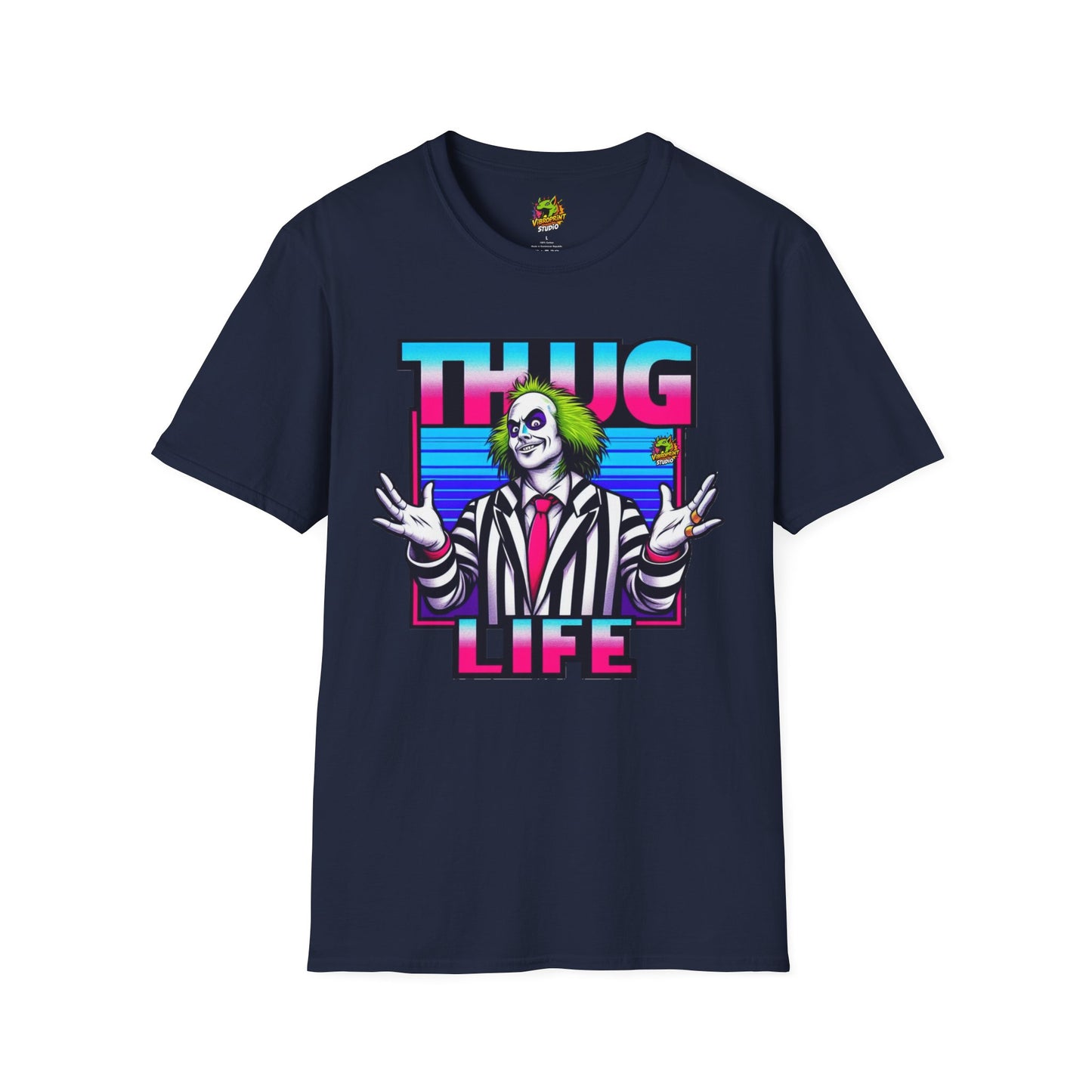 | - Beetlejuice Shirt | Spooky Thug Life Tee | Halloween Beetlejuice Graphic Shirt for Men & Women - custom-made. perfect gift idea. Order yours now and stand out with this exclusive piece!