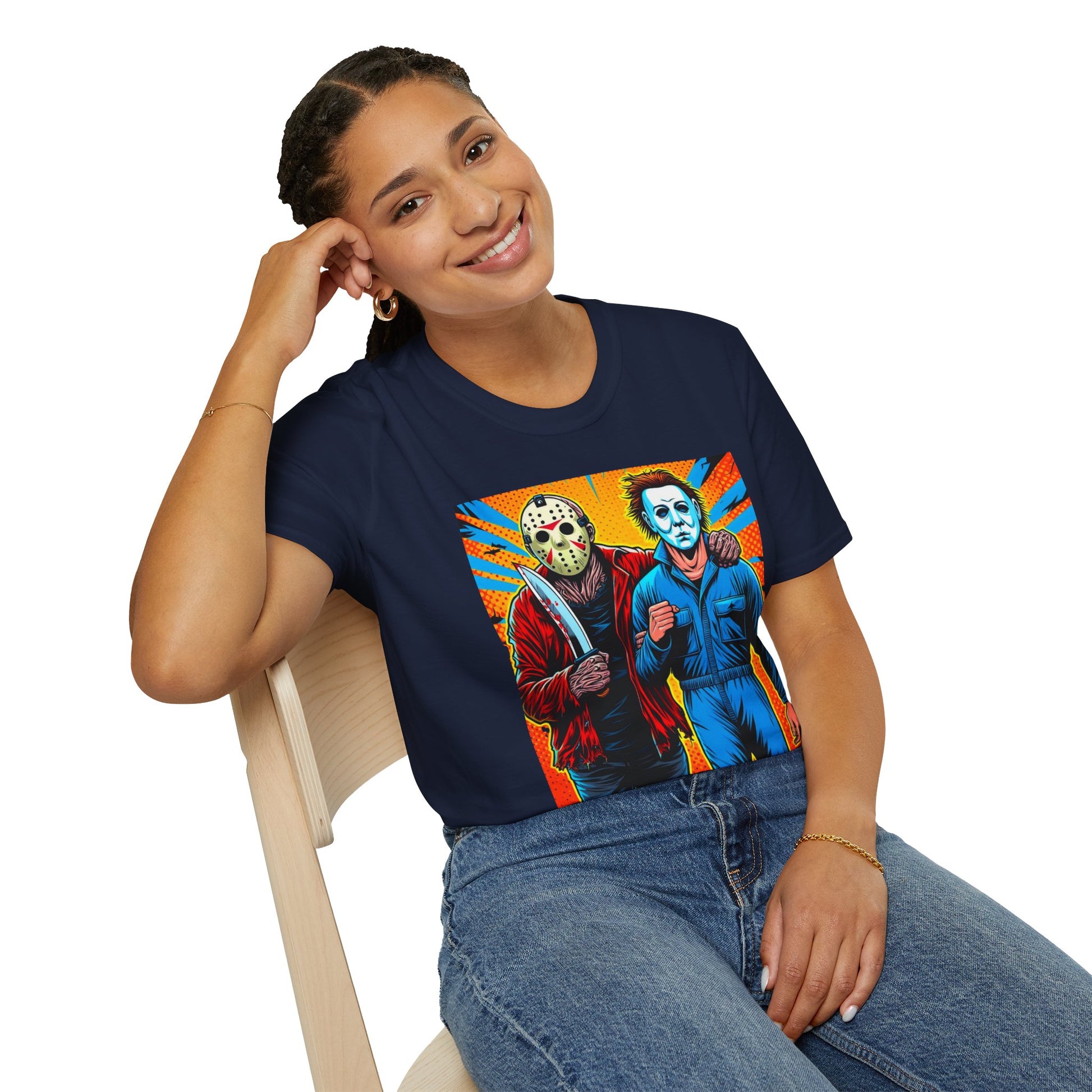 Voorhees - Jason Voorhees & Michael Myers Shirt | Funny Halloween Horror Tee - premium material. perfect gift idea. Order yours now and stand out with this exclusive piece!