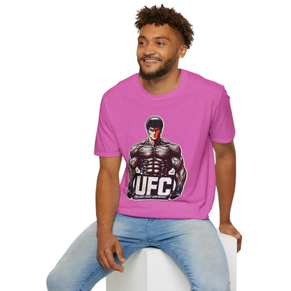 UFC T Shirt | Unleash Fierce Confidence | UFC Tee with Baki Anime Inspiration for Athletes