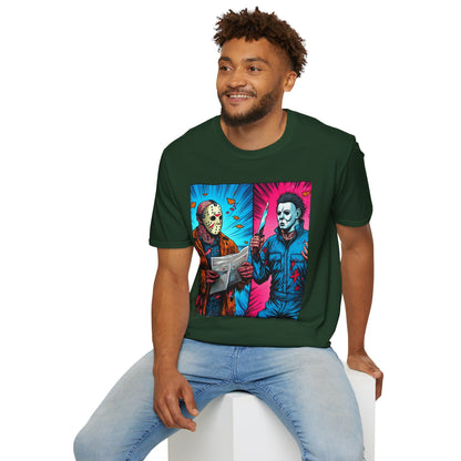 Michael Myers Vintage Tee | Jason Voorhees Funny Halloween Picnic Shirt