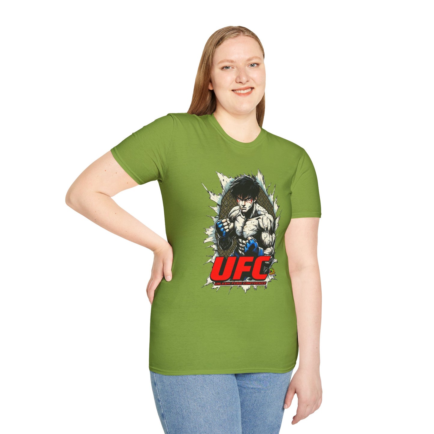 horror-themed apparel - UFC T Shirt | Unleash Fierce Confidence | UFC Tee for Anime & Sport Lovers - comfortable fit. limited edition vintage horror design. Order yours now and stand out with this exclusive piece!