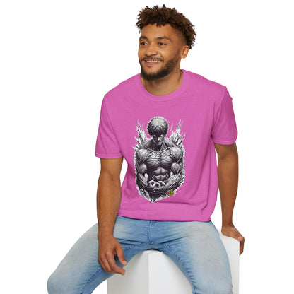 UFC T Shirt | Unleash Fierce Confidence | UFC Tee with Baki Anime Elements for Athletes