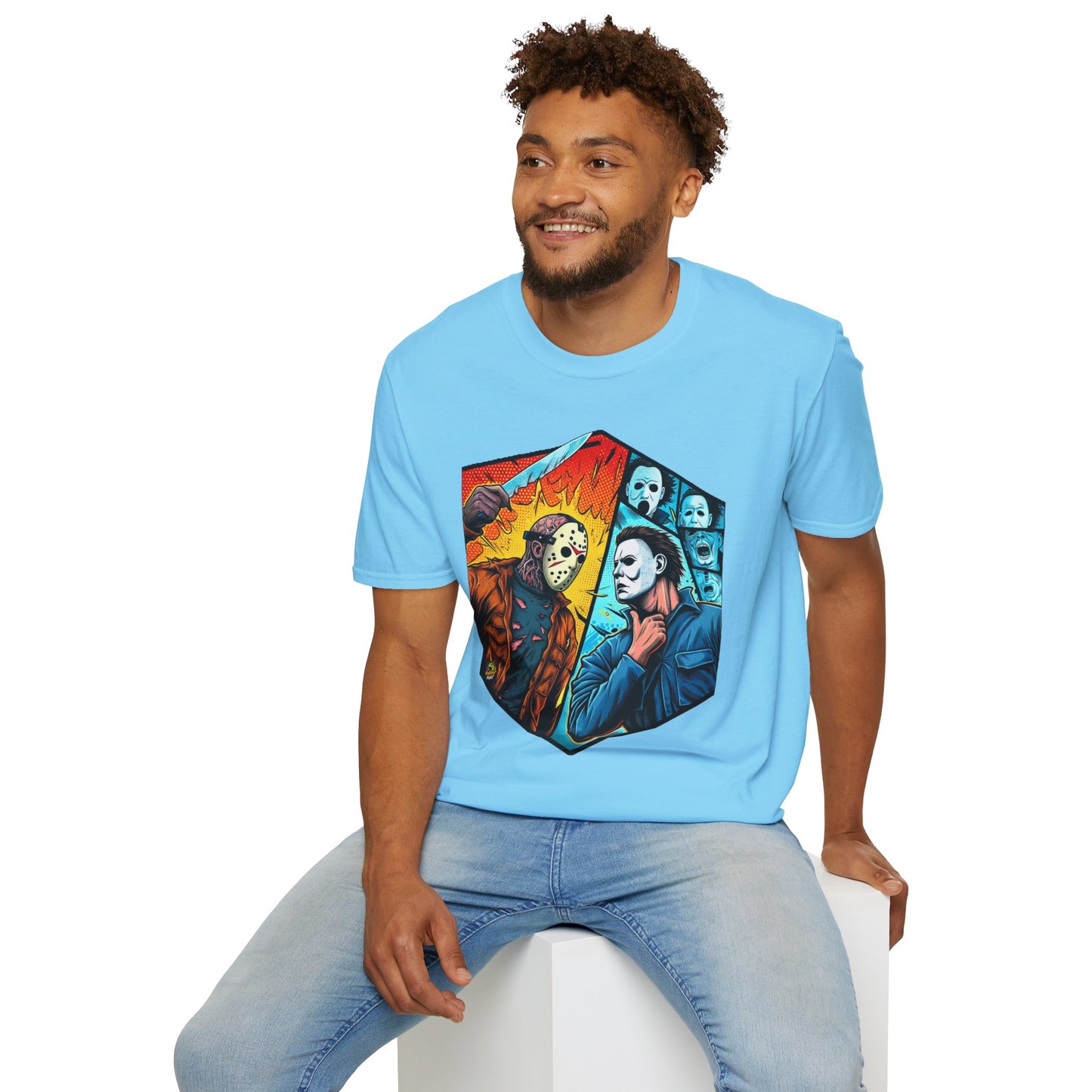 Michael Myers Vintage Shirt | Jason & Michael Halloween Tee