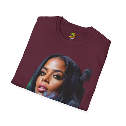 Aaliyah shirt | Tribute to the Queen of Urban Pop | Memorial R&B Portrait Tee