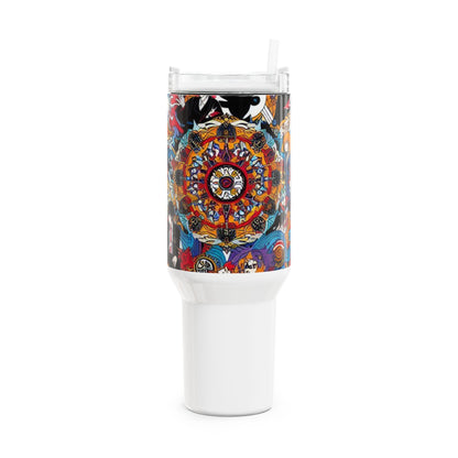 Stanley Tumbler | Comics and Anime Geek Drinkware | Colorful Cartoon Tumbler - High Quality Image