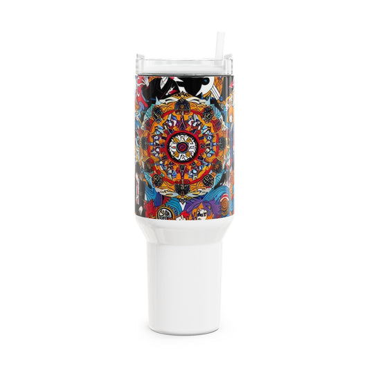 Stanley Tumbler | Comics and Anime Geek Drinkware | Colorful Cartoon Tumbler - High Quality Image