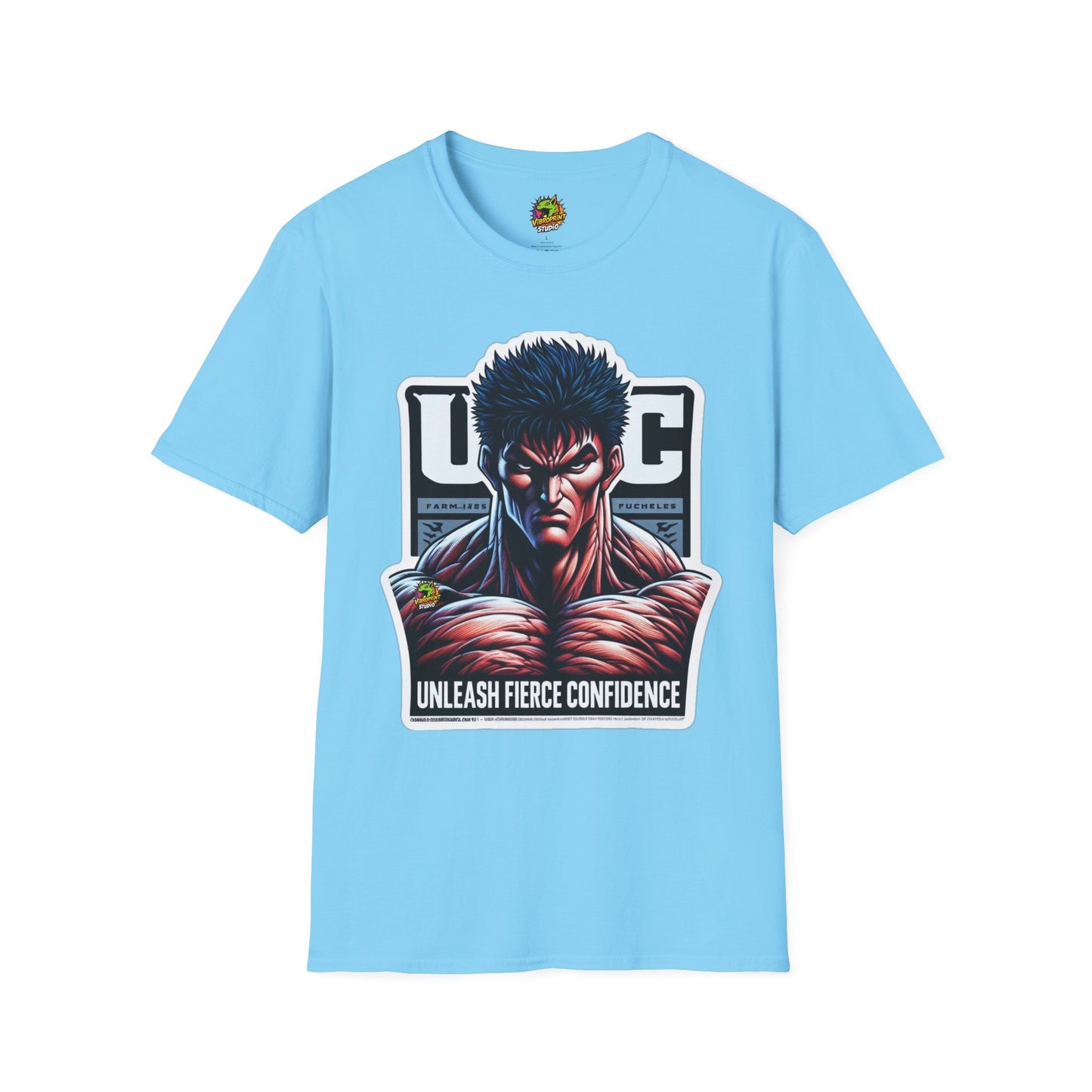 Shirt - UFC T Shirt | Unleash Fierce Confidence | UFC Tee with Baki Anime Strength - custom-made. limited stock. Order yours now and stand out with this exclusive piece!