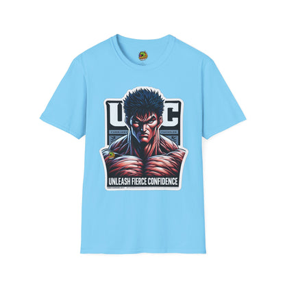 Shirt - UFC T Shirt | Unleash Fierce Confidence | UFC Tee with Baki Anime Strength - custom-made. limited stock. Order yours now and stand out with this exclusive piece!